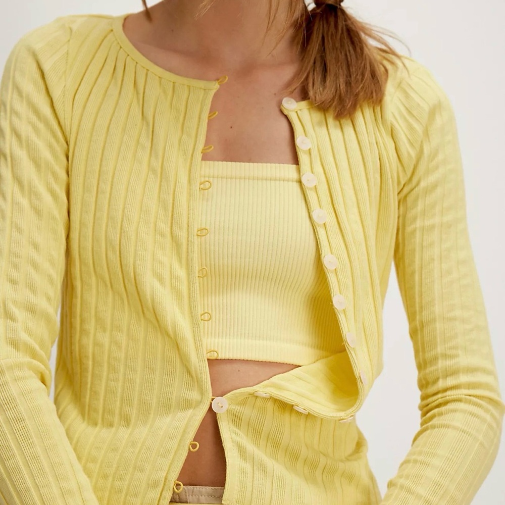 We The Free Yellow Long Sleeve Top